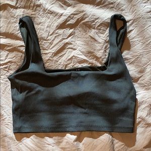 Glyder Balconette Athletic Cute Ribbed Sports Bra